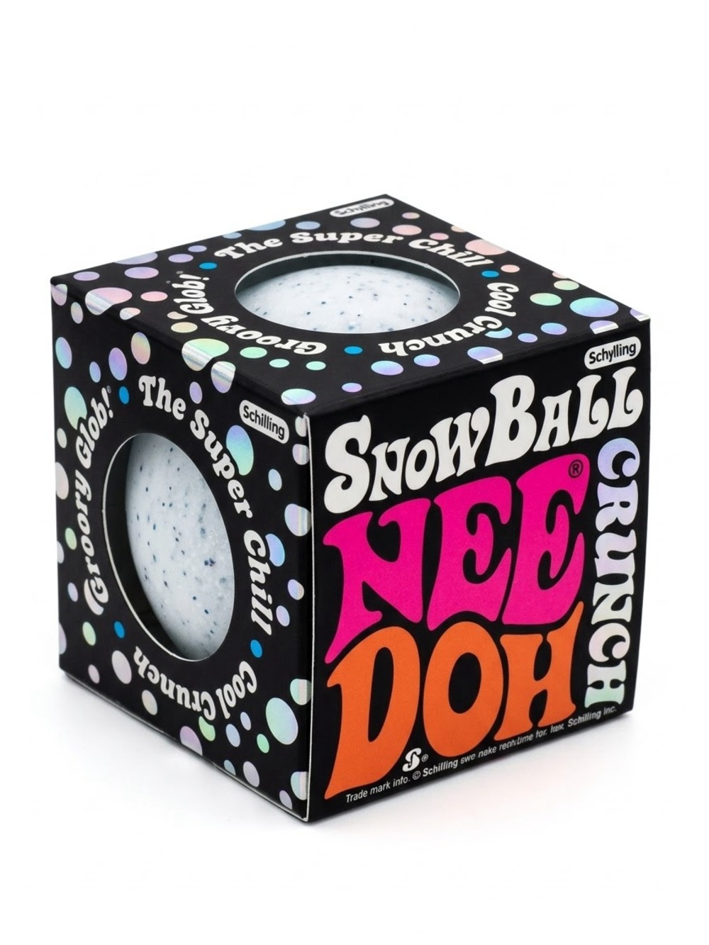 Rare Snowball Crunch NeeDoh Schylling Viral Crunchy Sensory Toy NWT Sealed